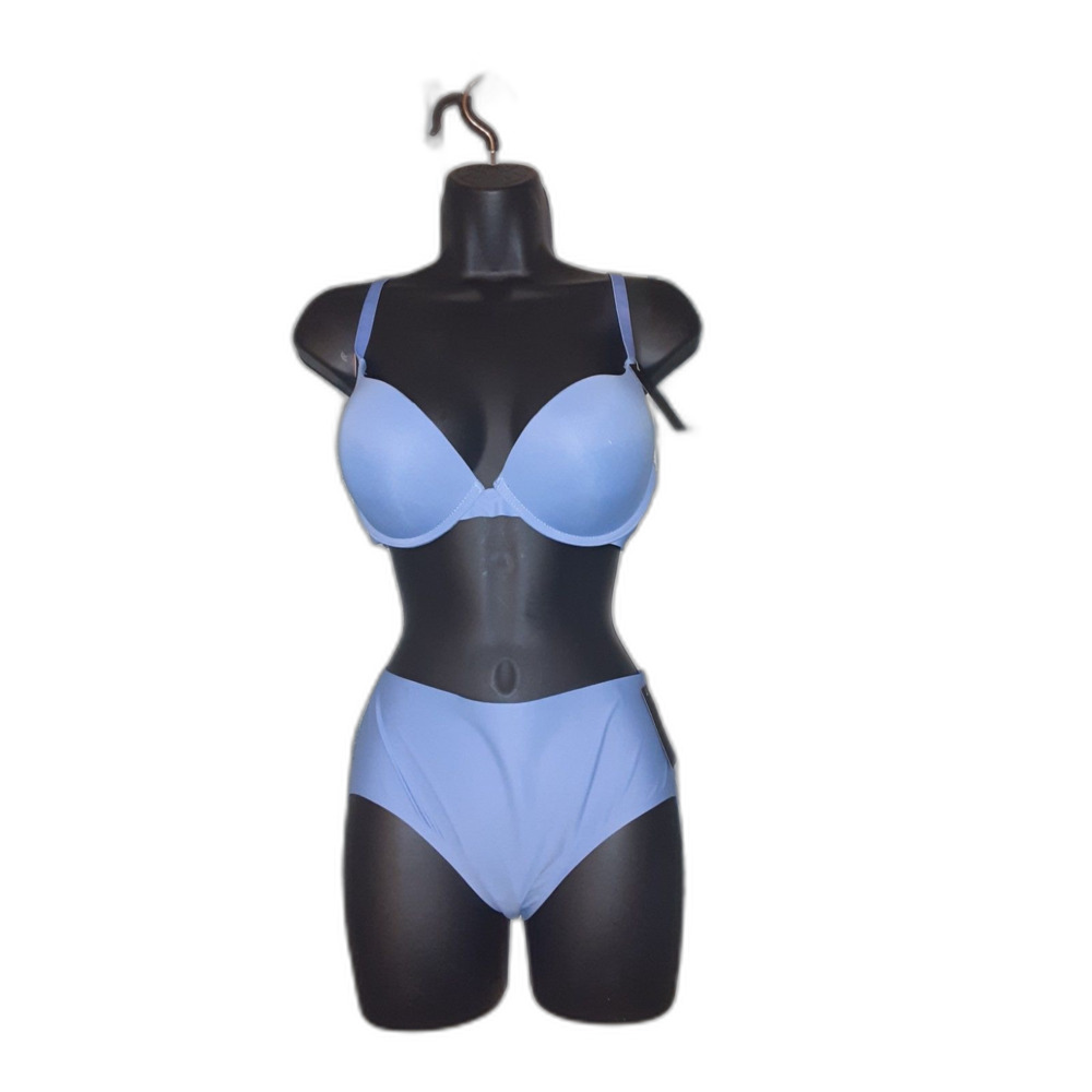 Youmita 36C Ocean Depths Padded Coverage Bra and Large Seamless Panty NWT